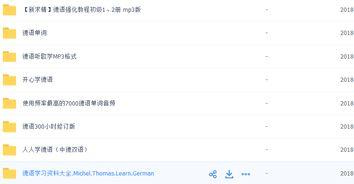 德语视频教程,轻松入门德语学习之旅